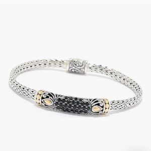 Samuel B. Silver and Black Bracelet